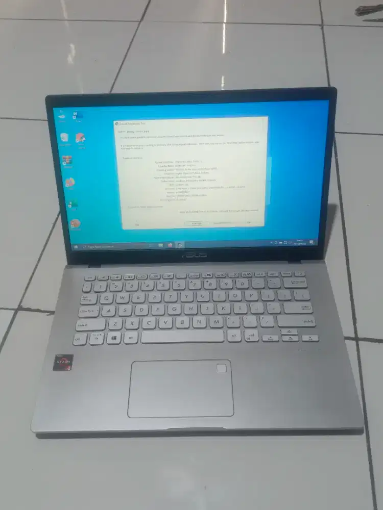 Laptop Asus M409DA ryzen 3, mulus no minus, VGA 2gb, ram 8 ssd 256
