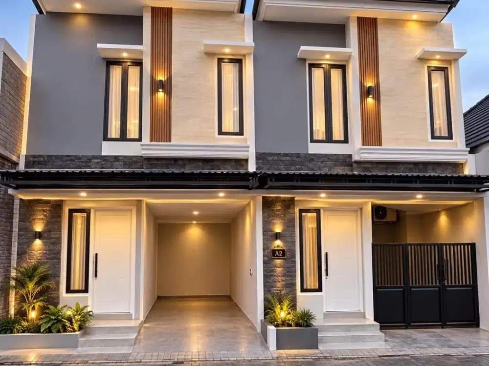 Rumah Baru Gress harga 400 JT-an, di Tambak Medokan Ayu, Surabaya Timur