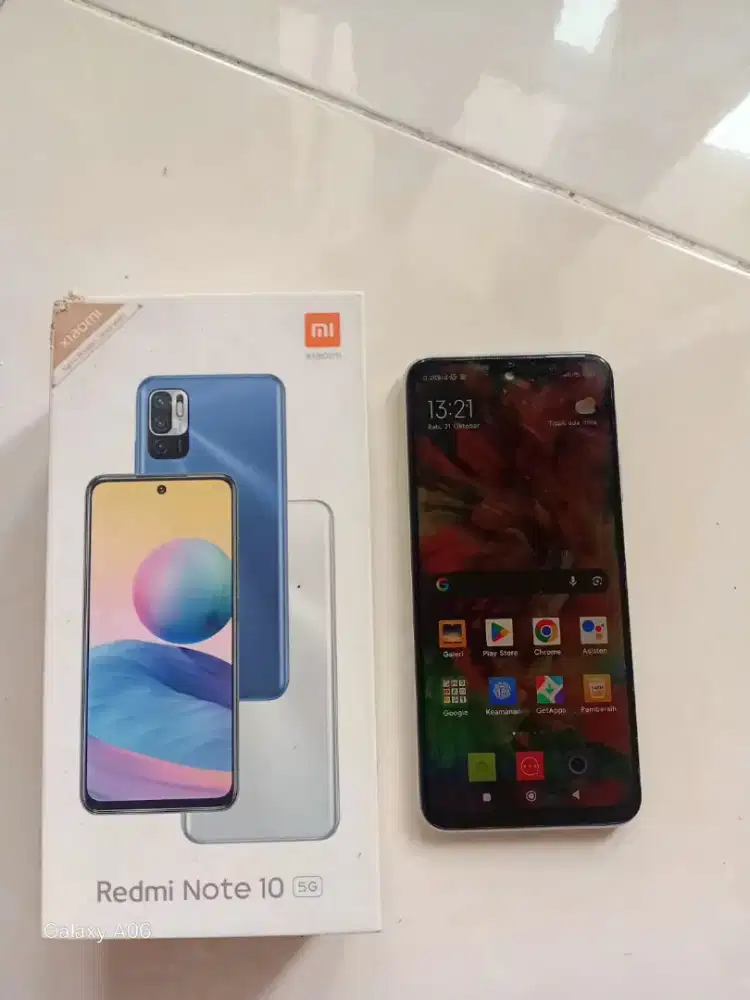 Handphone Xiaomi Redmi Note 10 5G 8/128 Full Set