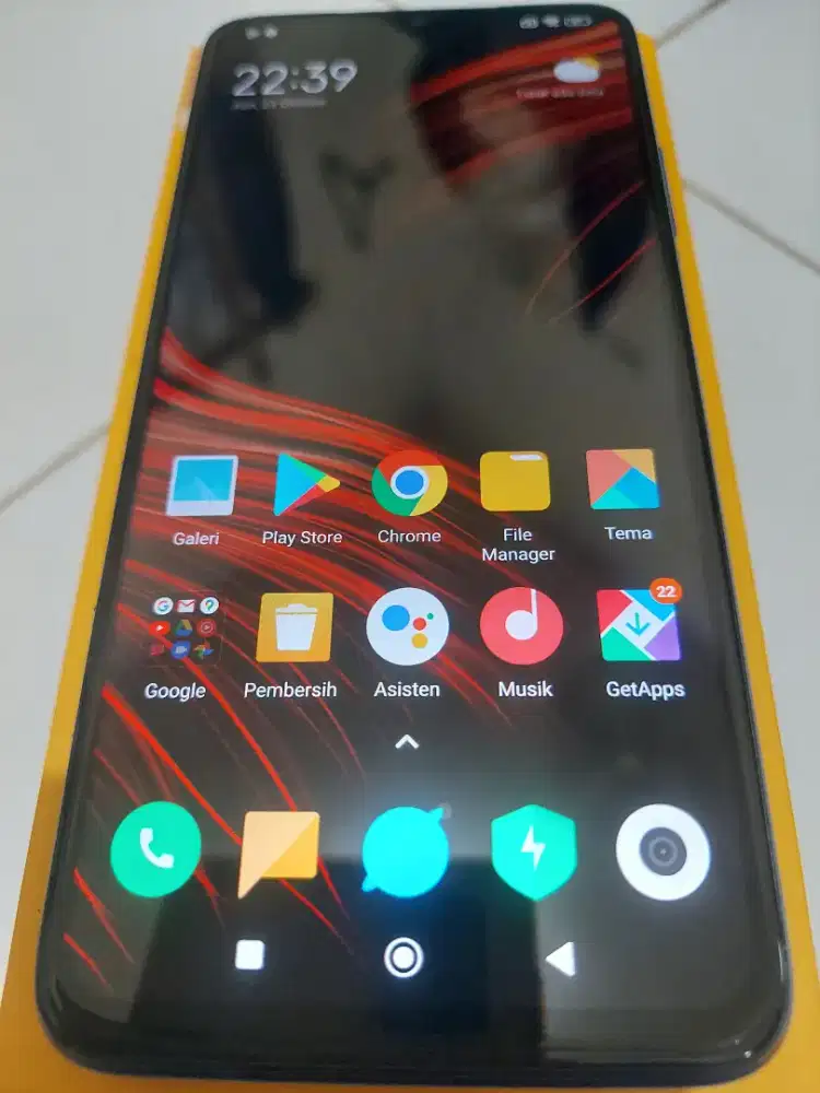 Poco m3 batre 6000mah RAM 8Gb dan 128GB mulus komplit