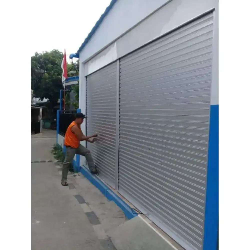 Service rolling door folding gate murah area pamulang