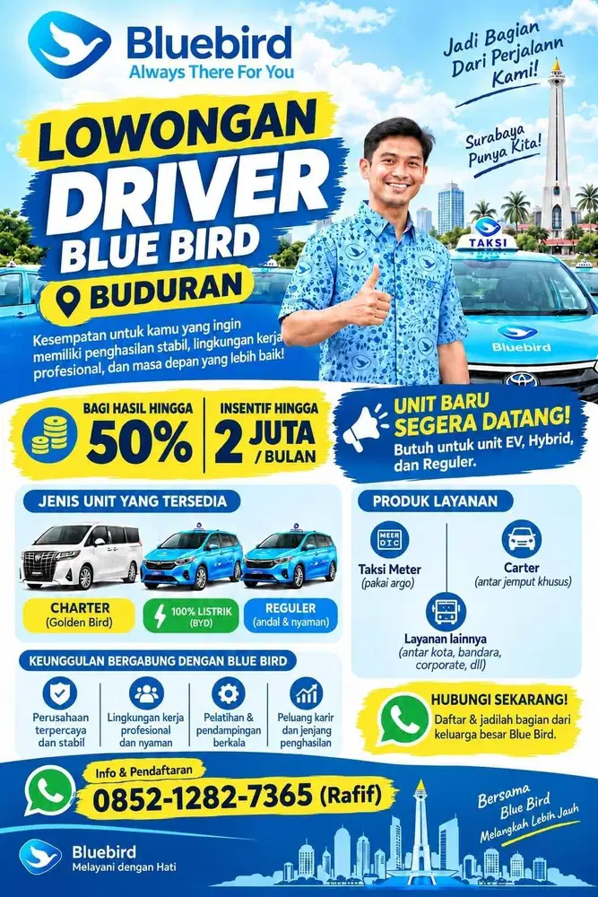 Driver taksi Bluebird