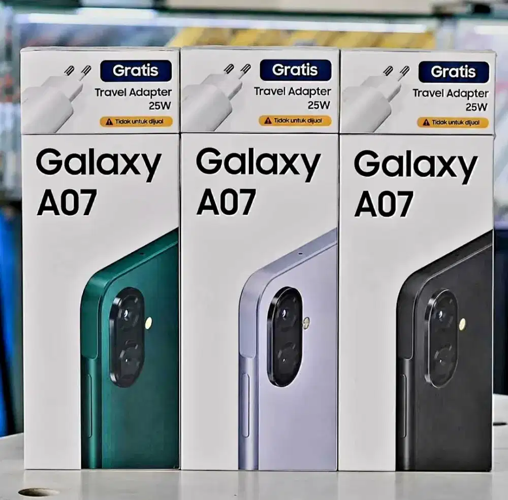 SAMSUNG A07 4/64GB [ BARU & BERGARANSI RESMI SEIN ] Murah Cod Bisa