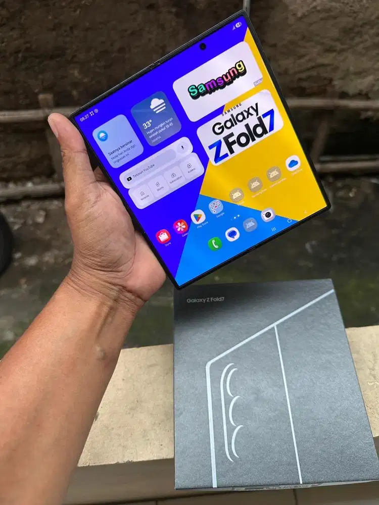SAMSUNG Z FOLD 7 VARIAN RAM 16/1 TB (1000 GB) SEIN NO MINUS FULLSET