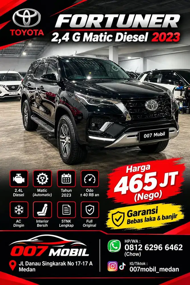 Toyota Fortuner 2,4 G Matic Diesel 2023 | 2022 | 2021 , VRZ , Pajero