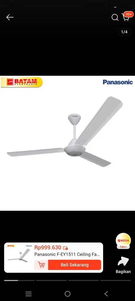 KIPAS PLAFON PANASONIC