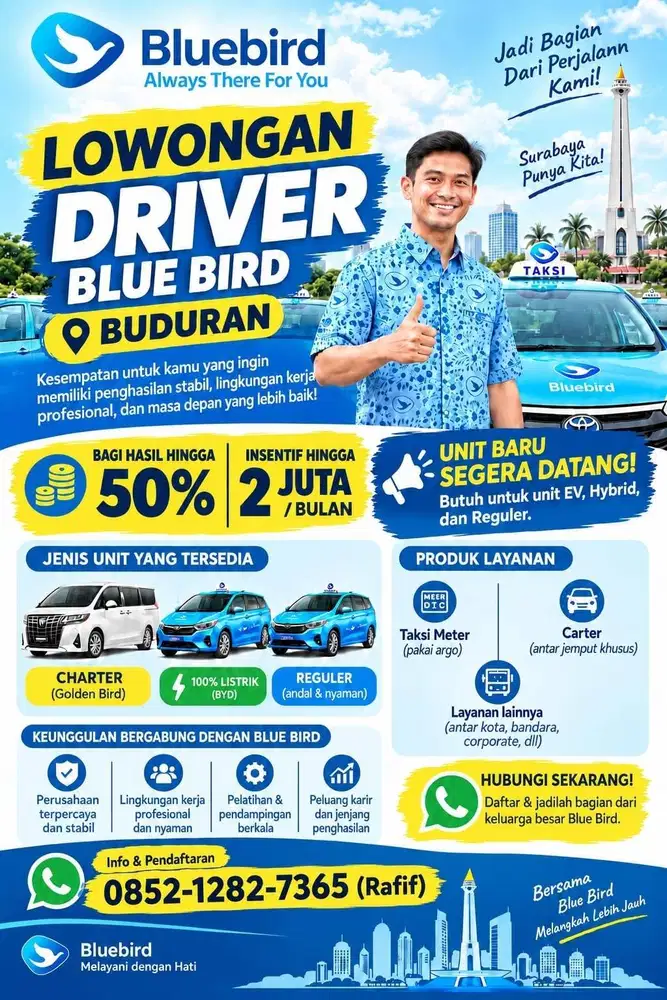 Driver taksi Bluebird