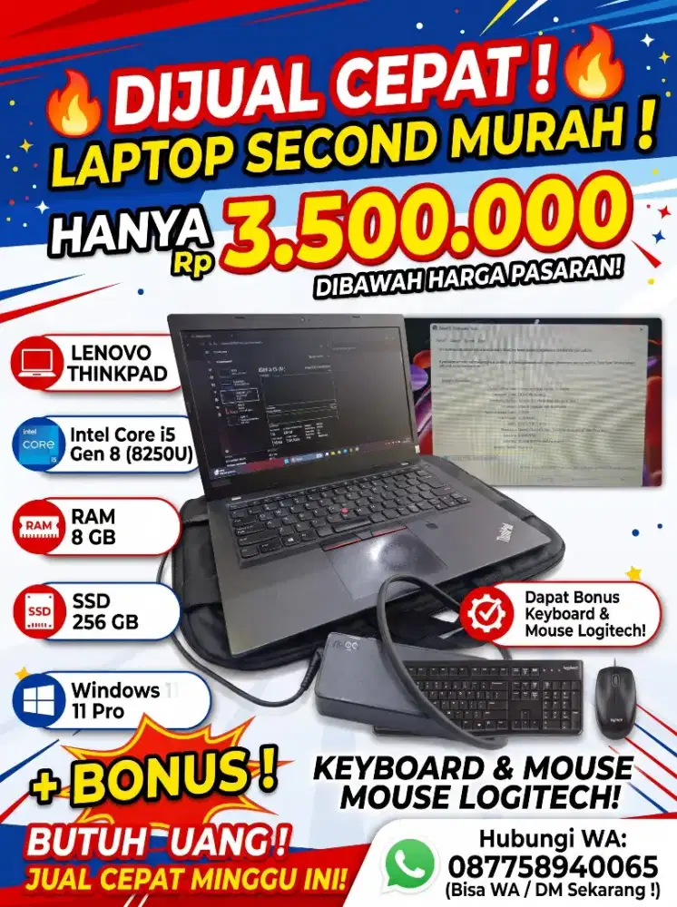 LAPTOP LENOVO THINKPAD L480