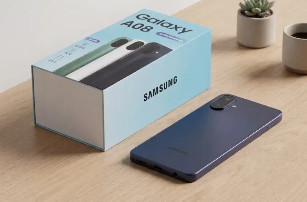 SAMSUNG GALAXY A08 64GB 128GB GARANSI RESMI 1 TAHUN