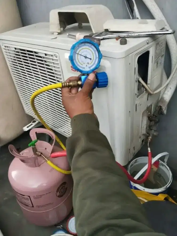 Service AC bongkar pasang AC kulkas pompa air