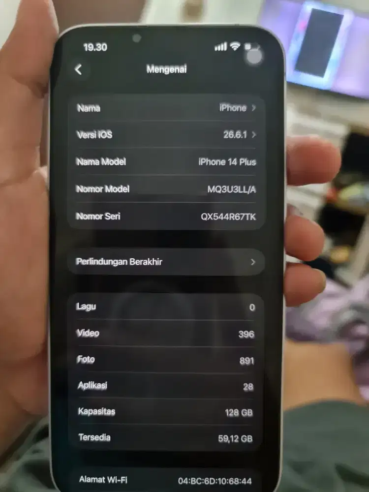 Iphone 14 plus 128 exinter mulus nominus