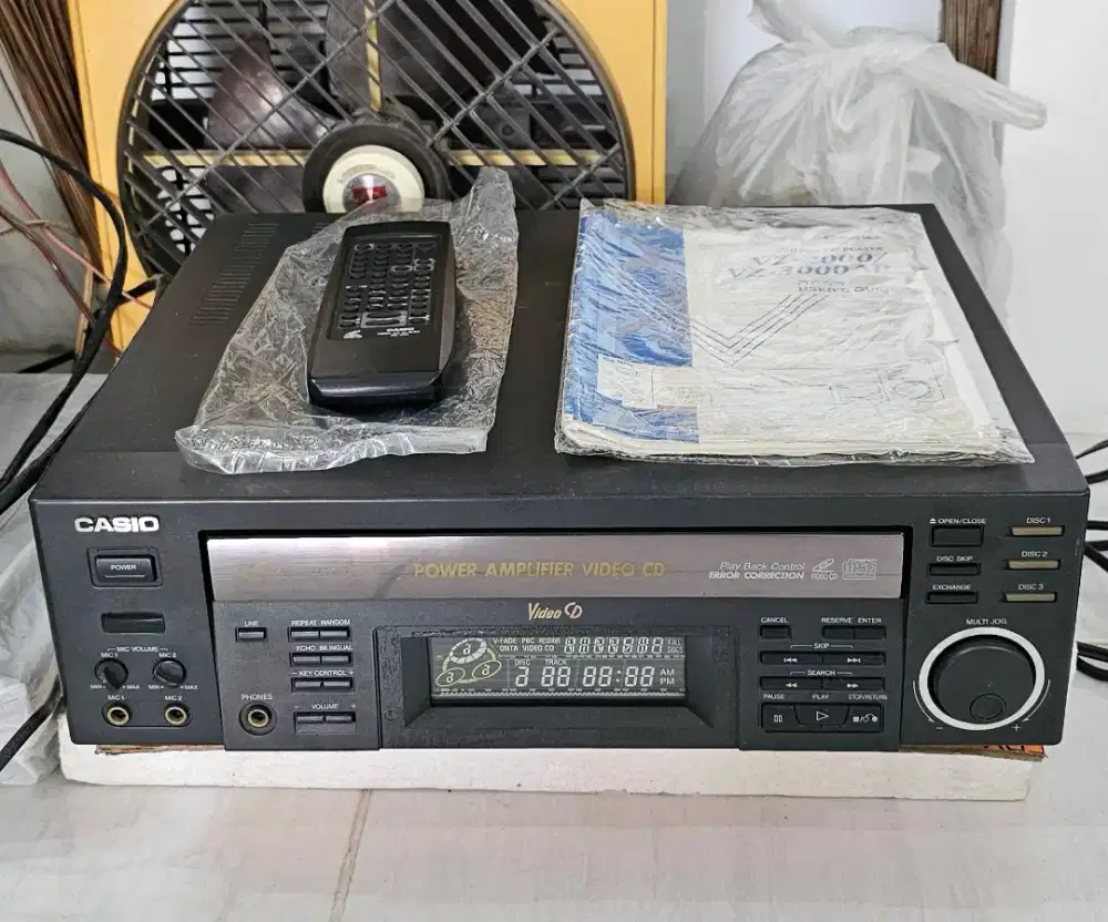 Jual VCD player merek CASIO , tipe VZ 3000AP.