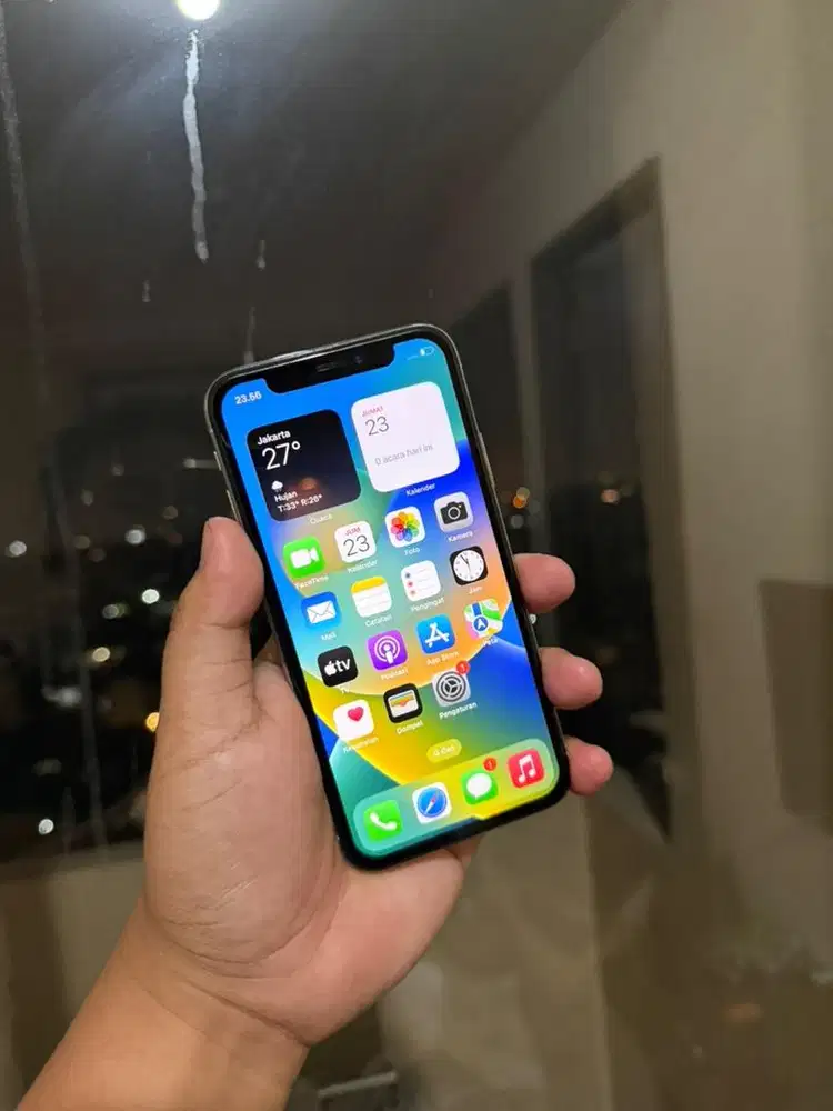Iphone X 256GB hp kabel aja ex inter Mines backglas pecah