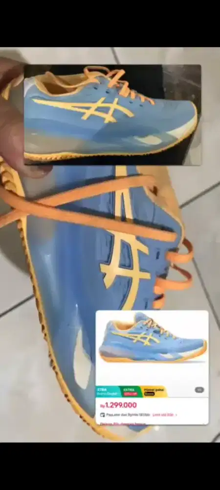 Jual sepatu merek asics
