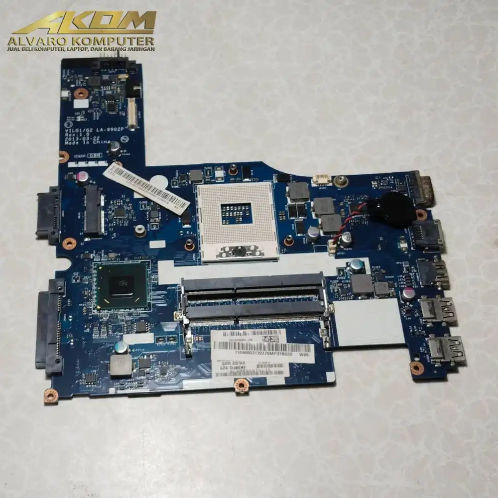 Motherboard Laptop Lenovo G400s Support intel core i3 gen 3 LA-9902P