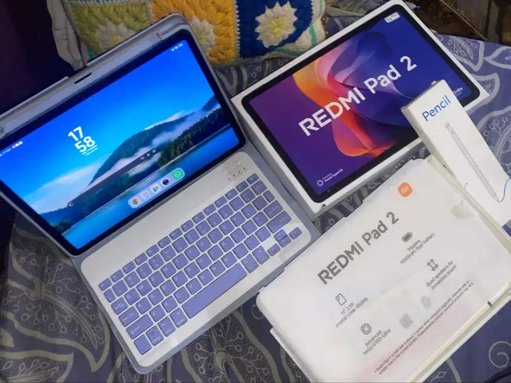BU 2.799jt Redmi Pad 2 4/128 Fullset + Modem 4G Like New 98%