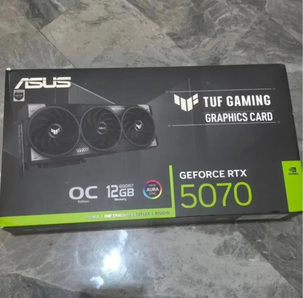 RTX 5070 12GB ASUS TUF GDDR7, GARANSI ON