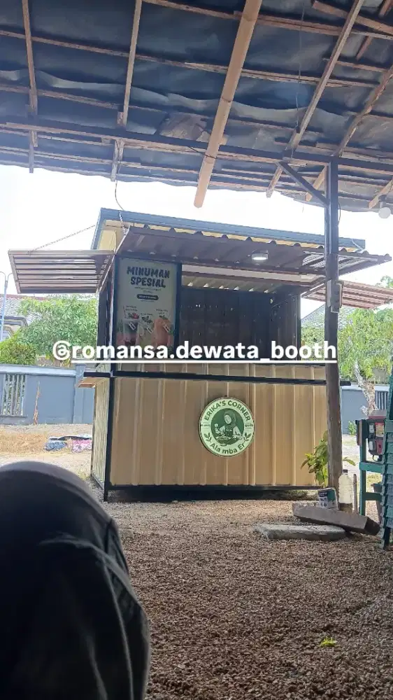 Rombong booth container