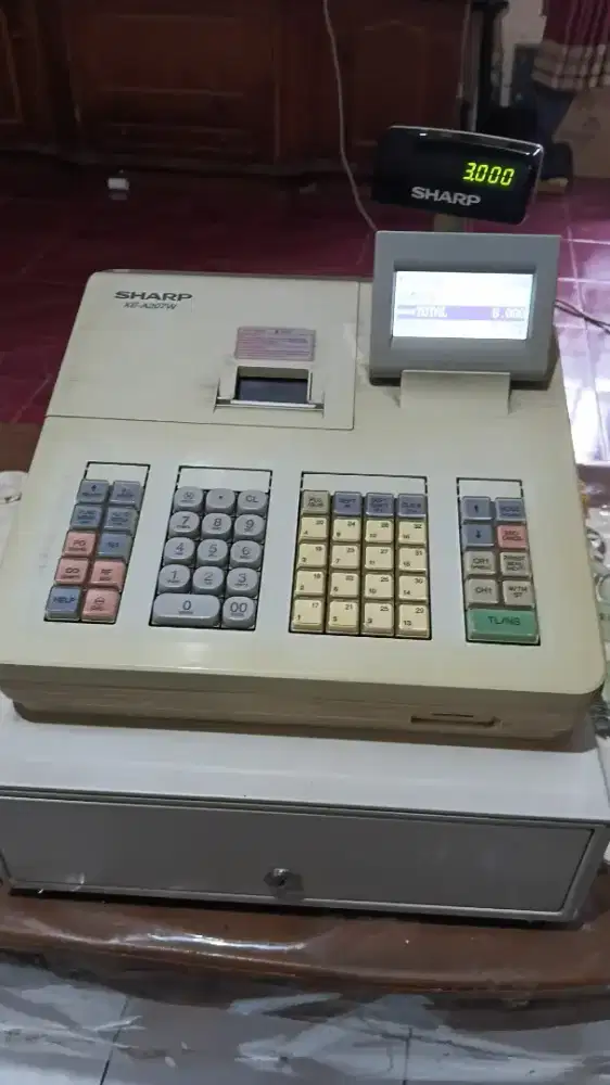 Jual Mesin kasir / cash register sharp XEA207W