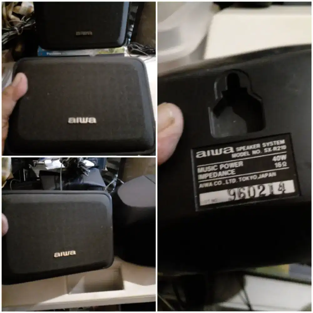 AIWA speakers japan otentik vintage