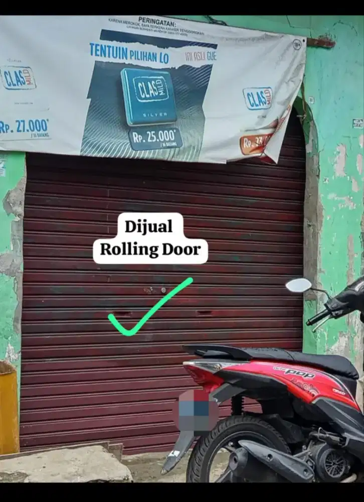 dijual rolling door