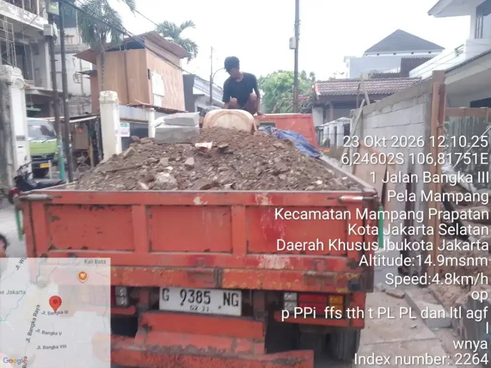Jasa buang puing murah