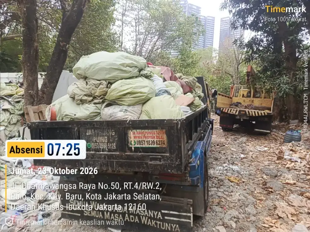 Jasa buang puing dan angkut sampah proyek