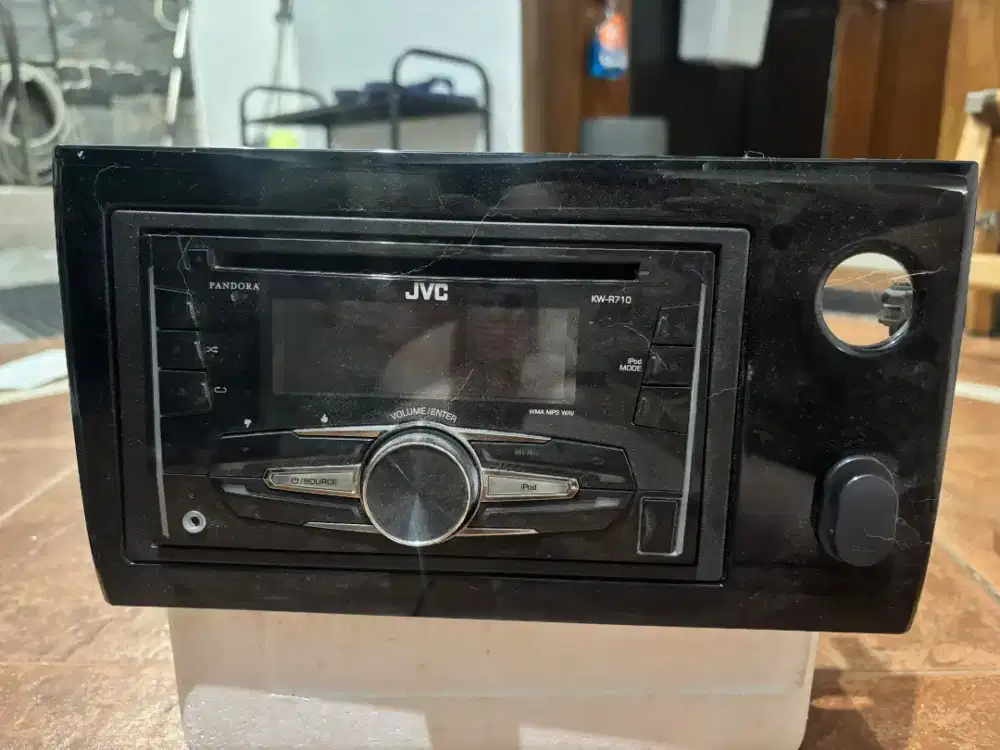Head Unit JVC KW-R710 2DIN CD USB AUX Original Copotan