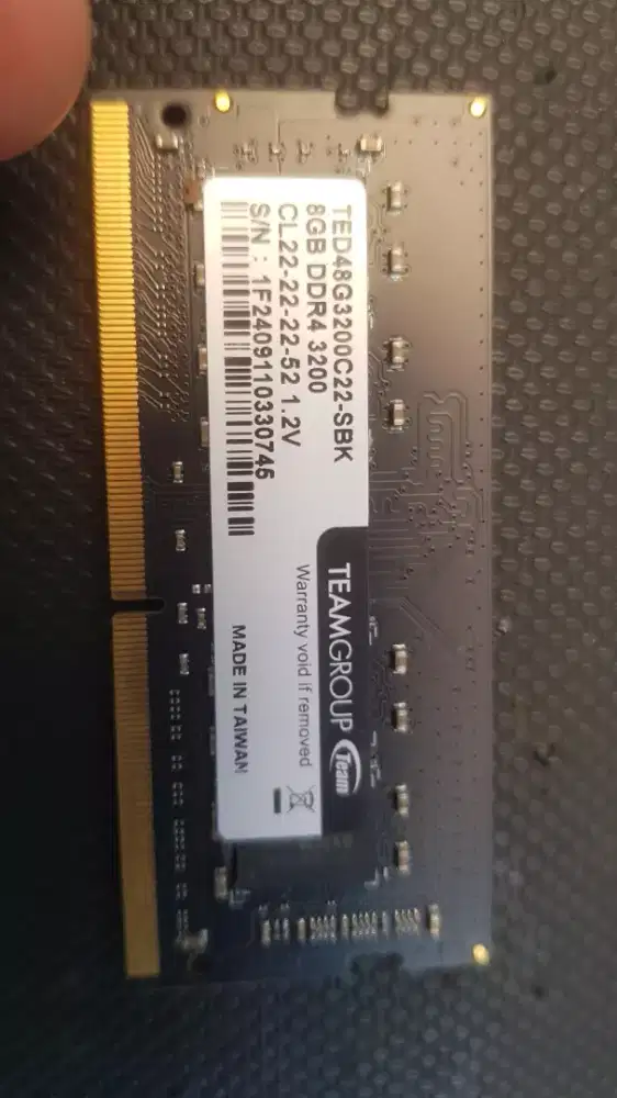 Memori Laptop TEAM DDR4 8GB