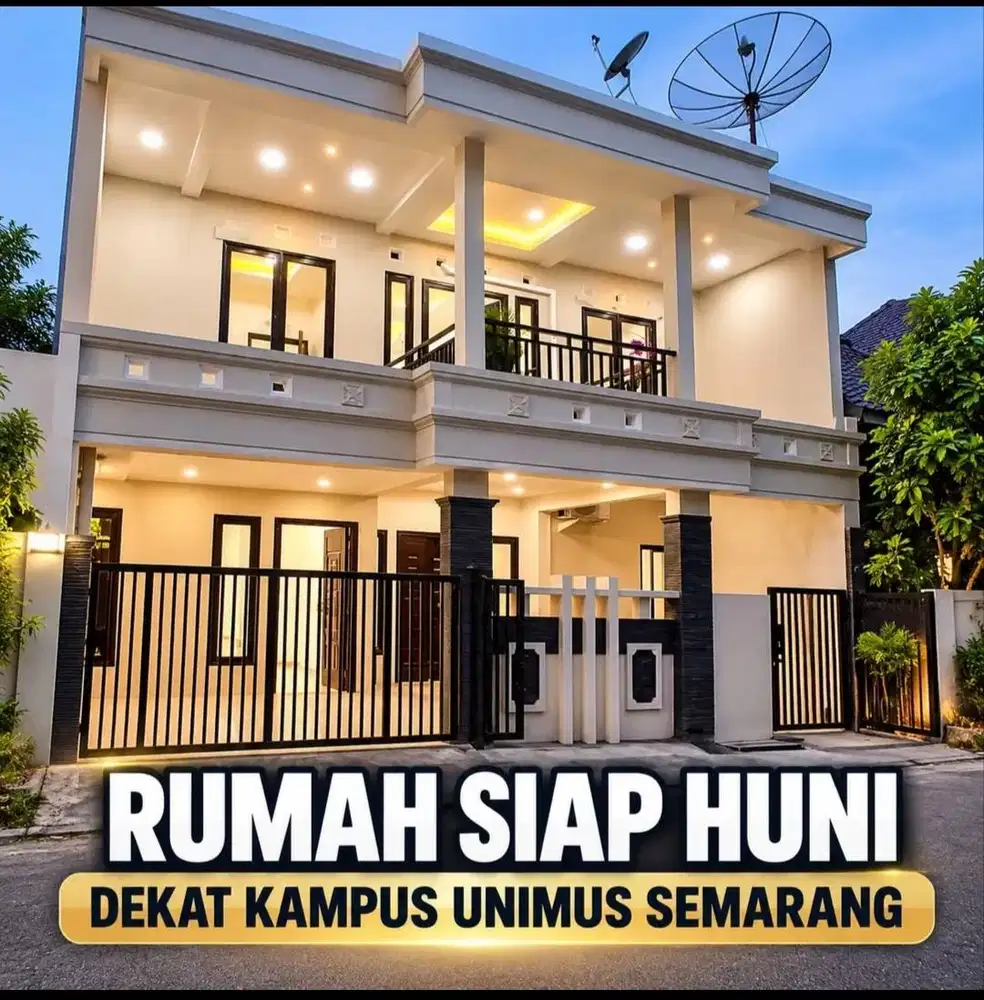 Rumah Mewah dijual murah di sinar waluyo semarang