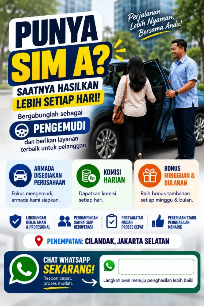 Lowongan Driver Taksi
