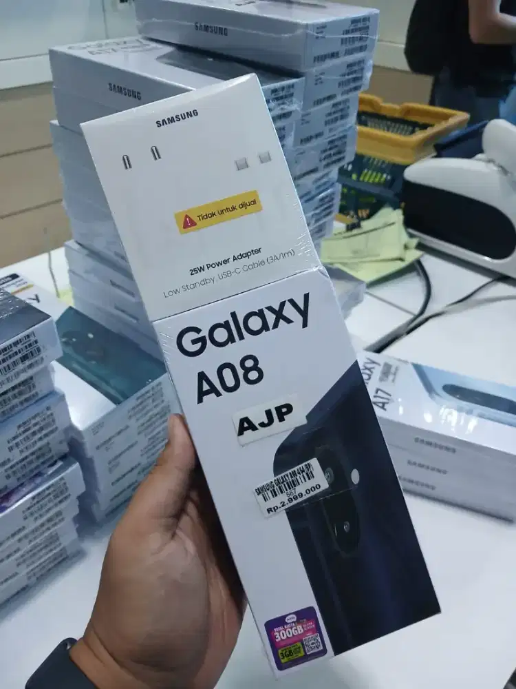 Ready samsung A08 4/64 garansi resmi 1tahun atlantis dahsyat