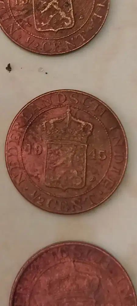 Uang 1/2 sen rupiah 1945
