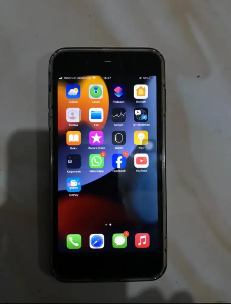 Iphone 7 plus 128GB tinggal pakai siap reset icloud aman