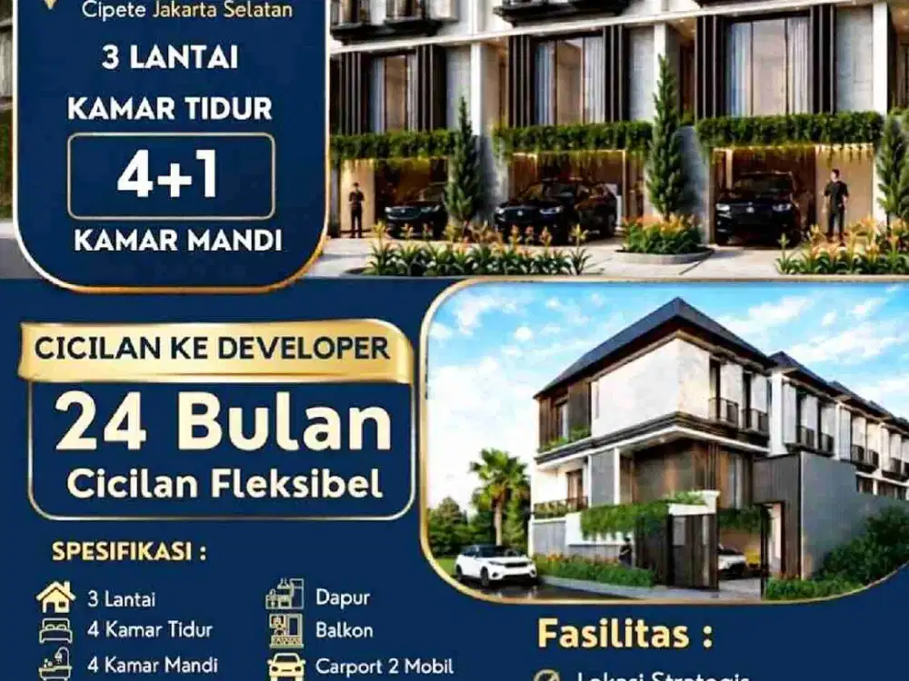 Jual Rumah Eksklusif Modern Cipete Cilandak Jakarta Selatan