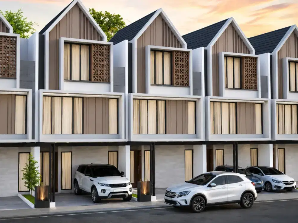Kawasan hunian eksklusif berkonsep townhouse yang hanya terdiri dari sekitar 20 unit, menghadirkan hunian modern dengan desain Scandinavian dan sentuh