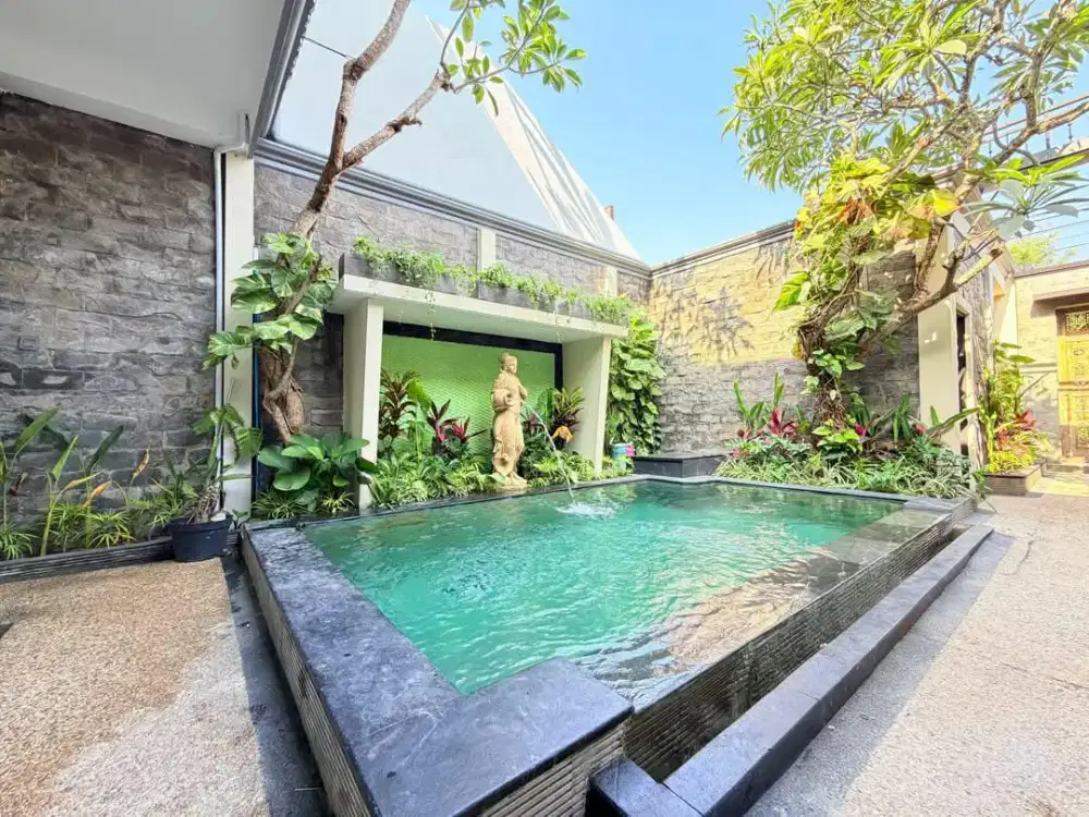 Villa lantai 2 furnished luas 206 m2 di Jl area Danau Tempe Sanur Bali