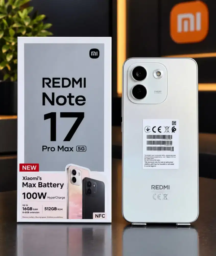 PROMO REDMI NOTE 17 PRO MAX 5G 8/256GB