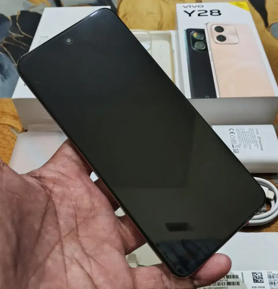 VIVO Y28 8GB+256GB Orange MULUS Fullset Ori segelan NO MINUS Siap Pake