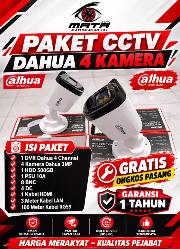 paket cctv dahua 2mp