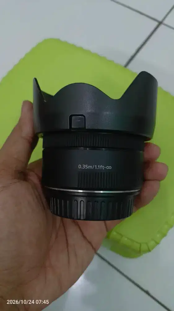 Lensa canon EF 50mm f 1.8 STM seperti baru
