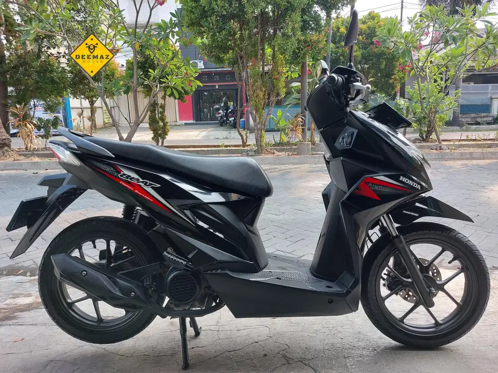 (DP 500 Rb)‼️ Beat CBS Hitam 2021 Cash & Kredit