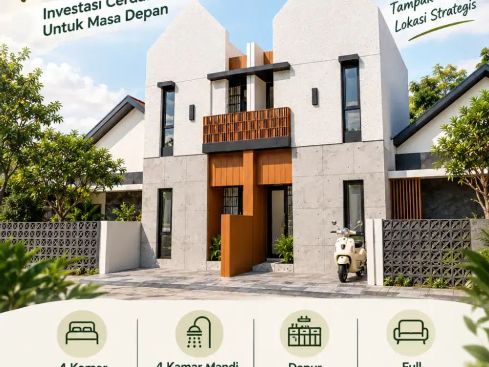 Peluang Investasi Kost Dekat Unpad Jatinangor | 4 Kamar Full Furnished