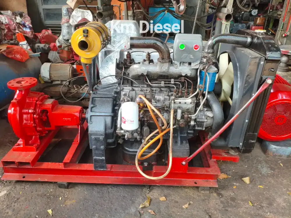 Pompa Hydrant Diesel Isuzu 4 Silinder 4bd1 500 GPM