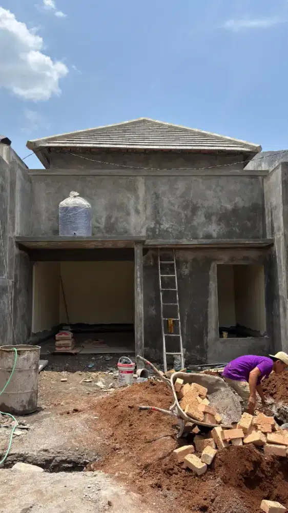 Rumah baru progres 90%, bisa KPR pudak payung