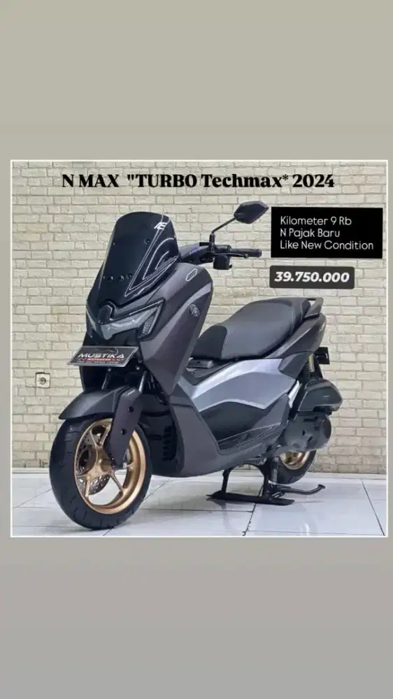 READY TYPE TERTINGGI‼️YAMAHA NMAX TURBO 155 TH 2024 MULUS ODO 9RB ASLI