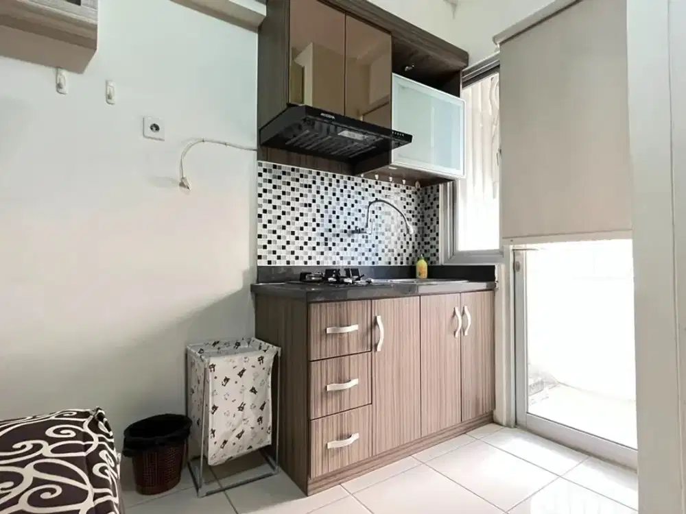 SEWA BULANAN APARTEMEN EDUCITY LANTAI 7 FAVORIT FULL FURNISHED DI  PAKUWON CITY