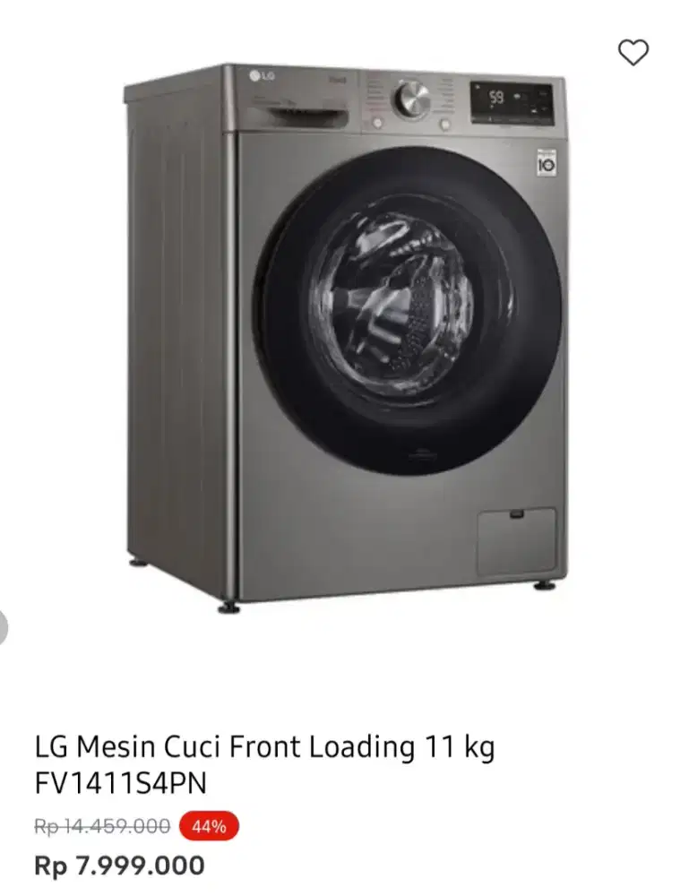 WM FRONT LOAD LG 11kg