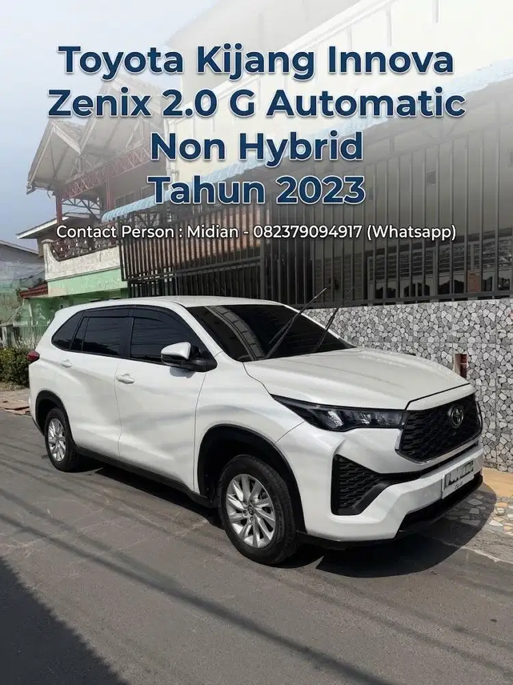 Toyota Kijang Innova Zenix 2023 G Non Hybrid