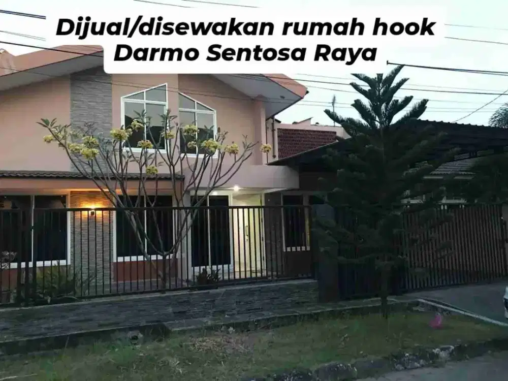 Disewakan/Dijual Rumah hook Darmo Sentosa dekat tol